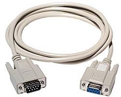 DB9 Straight Serial Cable - Male to Female