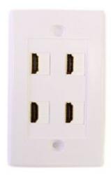 HDMI Wall Plate Kits (1, 2, 3, 4 Port)