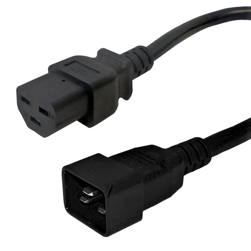 Power Cable IEC C20 to IEC C21 - SJT 12AWG (20A 250V)