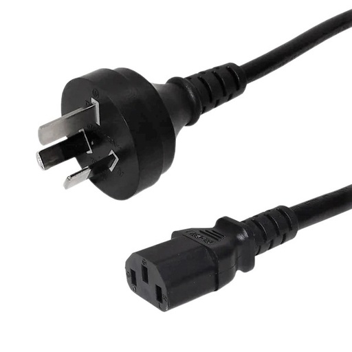 Power Cord AS3112 (Australia) to IEC C13 - H05VV-F 1.0 (10A 250V)