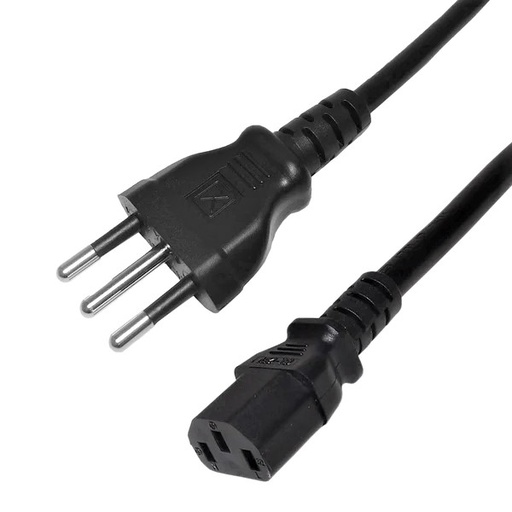 [PCC-IT-18-2M] Power Cord CEI 23-16 (Italy) to IEC C13 - H05VV-F 1.0 (10A 250V)