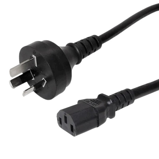 [PCC-AG/C13-2M] Power Cord IRAM2073 (Argentina) to IEC C13 - H05VV-F 1.0 (10A 250V)