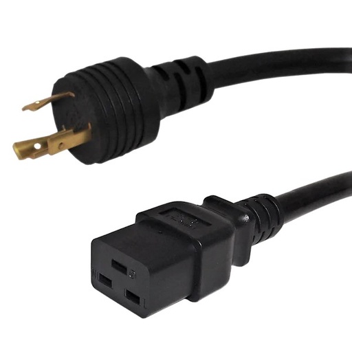 Power Cord NEMA L5-20P to IEC C19 - 12AWG
