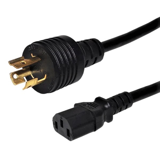 [PCC-L615PC13-10] Power Cord NEMA L6-15P to IEC C13 - 14AWG