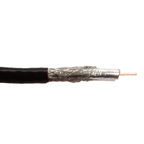 RG6U SAT CATV 18 AWG solide double blindage