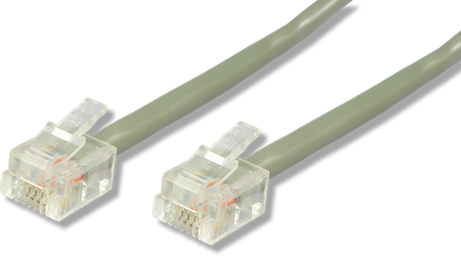 RJ11 Straight M/M Round