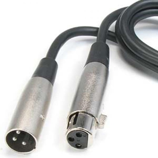 XLR 3 Male to Female Extention Mic Cables