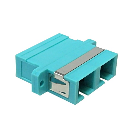 LC/LC & SC/SC Fiber Coupler F/F Multimode 50 Micron 10gig OM3/OM4 Duplex Ceramic Panel Mount