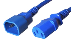 Cordon d'alimentation IEC C13 vers IEC C14 - SJT - 14AWG (15A 250V)