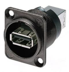USB2.0  PANEL MOUNT AB Female/Female