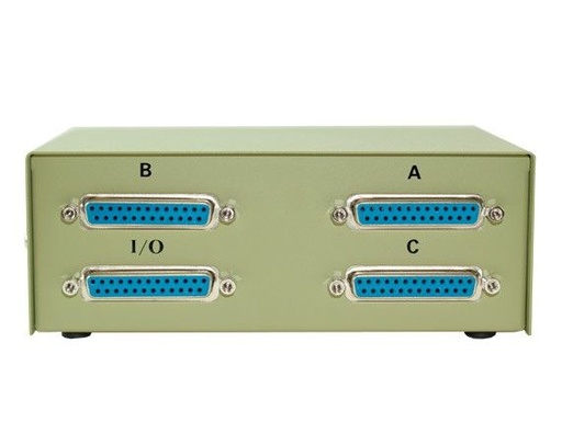 [ABD25] Manual Switch Box 3 to 1 DB25