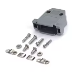[CK15H-05] DB15/HD26Pin Hood Gray Plastic With Short Screws
