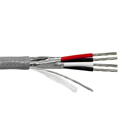 [CKPR-04P] 2 PAIR 24AWG STRANDED FOIL SHIELDED  FT6 