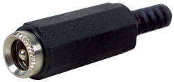 [DCP-21L-F] MODE Prise d'alimentation courte en ligne CC de 2,1 mm (femelle)