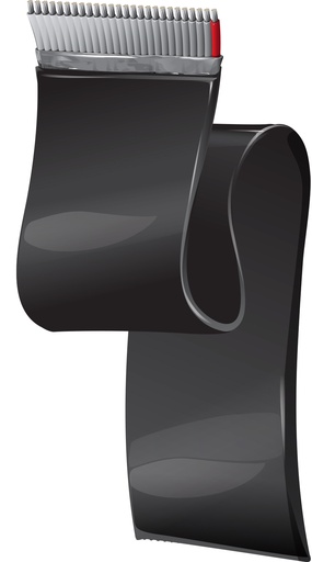 [FCJ-016] Belden 9L28316 Shielded Flat Ribbon Cable .050" Pitch, #28-16c, O/A Foil Tape, PVC Jacket 