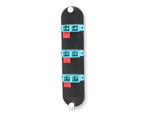[FICCH-CP06-E7] CCH Panel, SC Adapters, 3 Duplex, 6 Fiber, 50 µm Multimode (OM3/4)