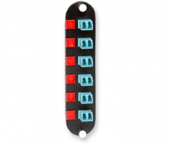 [FICCH-CP12-E4] (CCH) Panel, LC Adapters, Duplex, 12 F,  50µm OM3/OM4
