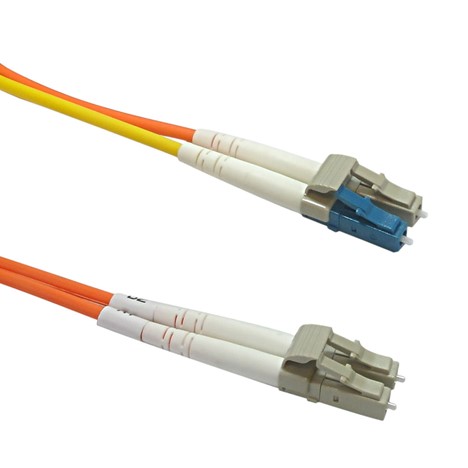 [FIZMC-LC/LC-3] 3m (10ft) LC to LC OM1 Mode Conditioning PVC (OFNR) Fiber Optic Patch Cable