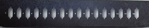 [JP-013] Junction Panel 1U X 19 Not Loaded 16 Ports DB15/HD26 Cutouts, Metal 