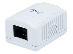 [MKWS-CAT6-S] Surface Mount Box Cat6 Single