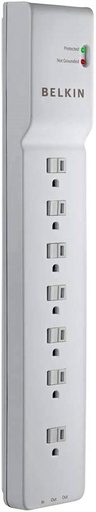 [PBS-4W] 7 Outlet BELKIN, 2000 Joules, 4' White