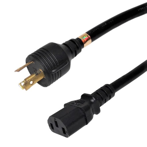Power Cord NEMA L6-30P to IEC C13  - 15 FT