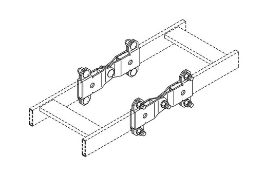 [PCPI-10489-701] VERT. SWIVEL SPLICE KIT BLK