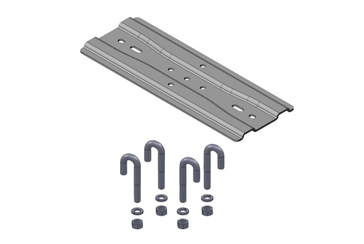 [PCPI-10595-712] RUNWAY MOUNTING PLATE BLK