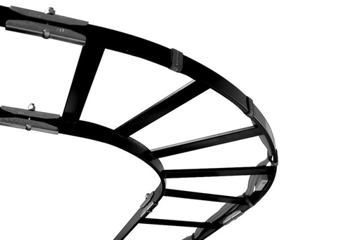 [PCPI-10822-712] RWY LADDER 12"W 90DEG BEND BLK