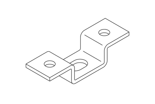 [PCPI-11406-001] RWY 3/8'  ROD CEILING SUPP BKT
