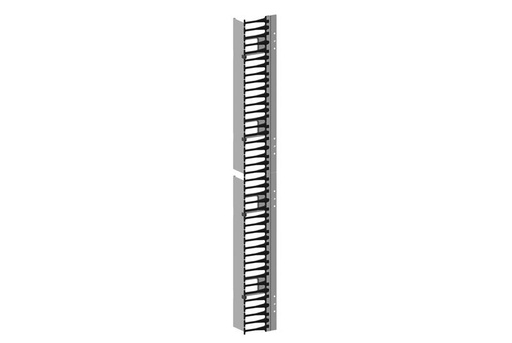 [PCPI-39112-C22] Gestionnaire de câbles à doigts ; 31,5'' (800 mm) de largeur x 42U ; Noir