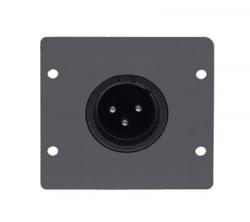 [PKR-WA-1XLM] Module audio XLR-3 mâle- Système de connexion multimedia universel de table