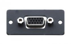 [PKR-WX-2F] Computer Graphics Video Wall Plate Insert-15Pin HD Female/Female
