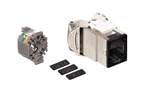 [PLV-SGM8/6A-04] Connecteur blindé QuickPort Atlas-X1 cat. 6A,