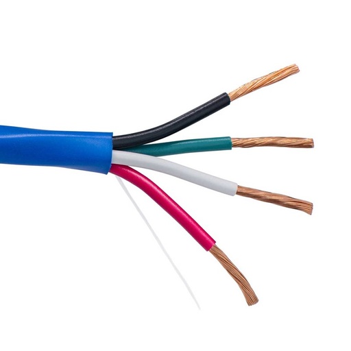 [SPK-W144-BL] In-Wall 4 Conductor 14AWG Blue Speaker Wire