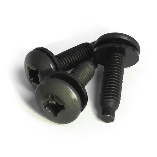 10-32 Vis de Crémaillère Oxyde Noir 3/4"