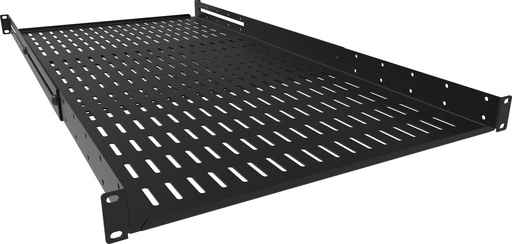 [TR-AVS1U-1925HD] Tablette ventilée télescopique ajustable pour cabinet 