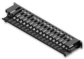 [TR-HFCM-1] Gestion de câbles horizontale versatile - de type multi fentes 1U