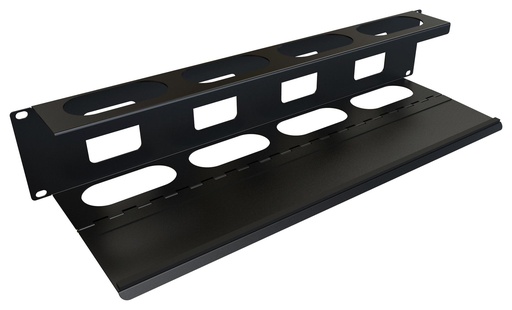 [TR-HHCM-2] Horizontal Cable Management, Hinged Door, 2U