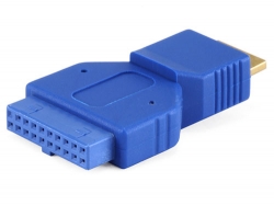 [USB3-MICBM-20PF] USB3.0 Micro B Male to Header 20pin Female Adapter