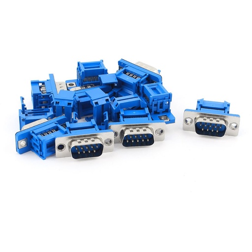 [DMM-009] IDC DB09 Male Connector Metal Shell for Flat Ribbon Cable  
