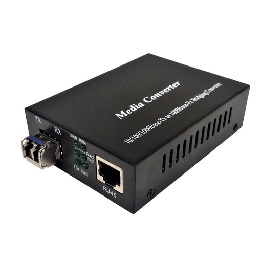 [FI-TFC-1000SLC] Singlemode Media Converter 10/100/1000, 40km LC (1310nm)