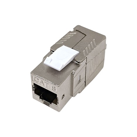 [CAT8RJ45JSS] CAT8 RJ45 Keystone Jack - Shielded