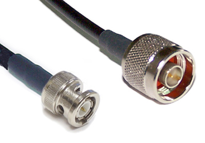 LLR-400 N-Type Male to BNC Male Low-Loss Cable
