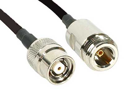 LLR-400 N-Type Female to TNC-RP Male Low-Loss Cable