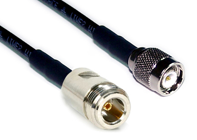 LLR-400 N-Type Female to TNC Male Low-Loss Cable