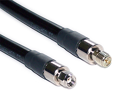 LLR-400 SMA RP Male to SMA RP Female Low-Loss Cable