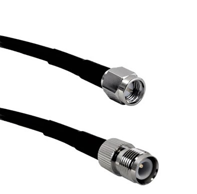 SMA mâle vers TNC femelle inversé,  Câbles d'antenne LLR-195  - 50 Ohms 
