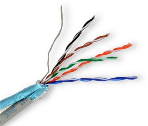 [STP-5P-26G/1000] 5 Pair 26AWG Stranded Foil shield Gray - 1000ft