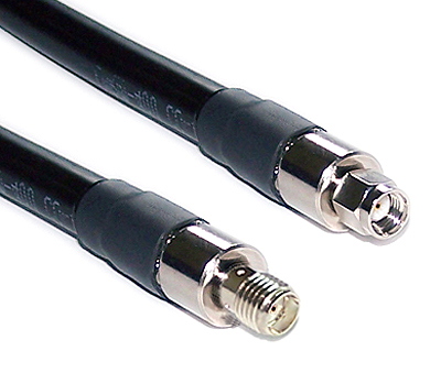 Câble LMR-400, SMA-RP mâle inversé à SMA femelle